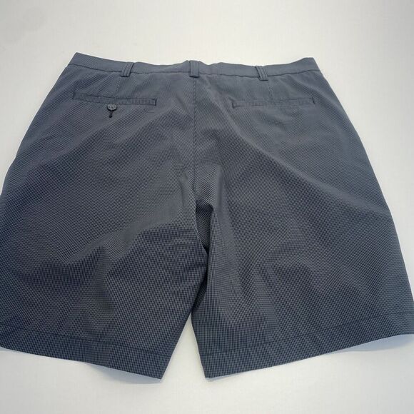 PGA Golf Shorts Men’s Size 36 Performance Chino Gray Pinstriped Dark Gray - Picture 13 of 15